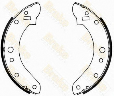 BRAKE ENGINEERING sh2112 -  Комплект тормозных колодок